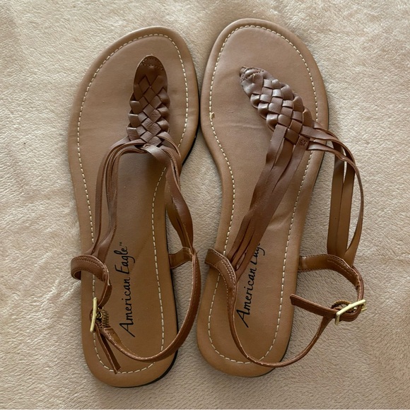 American Eagle By Payless Shoes - Strappy brown sandals